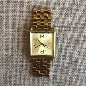 Marc by Marc Jacobs Gold Square Watch